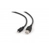 GEMBIRD kabel USB2.0 - microUSB, 3m, černý obrázok | Wifi shop wellnet.sk