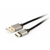 GEMBIRD Opletaný USB-C - USB 2.0, M/M, 1,8 m, černý obrázok | Wifi shop wellnet.sk