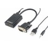 GEMBIRD Redukce VGA - HDMI, 0,15m, M/F obrázok | Wifi shop wellnet.sk
