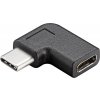 PremiumCord USB 3.1 C/male - C/female zahnutý konektor 90° obrázok | Wifi shop wellnet.sk
