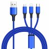 PremiumCord 3 in 1 USB kabel, 3 konektory USB typ C + micro USB + Lightning pro Apple, 1.2m obrázok | Wifi shop wellnet.sk