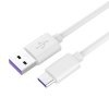 PremiumCord Kabel USB 3.1 C/M - USB 2.0 A/M, Super fast charging 5A, bílý, 1m obrázok | Wifi shop wellnet.sk