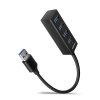 AXAGON HUE-M1A, 4x USB 3.2 Gen 1 MINI hub, kovový, kabel USB-A 20cm obrázok | Wifi shop wellnet.sk