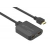 PremiumCord HDMI 2.0 Mini Splitter 1-2 Pigtail 4Kx2K@60Hz HDCP2.2 Downscaler obrázok | Wifi shop wellnet.sk