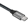 PremiumCord Kabel USB-C M/M, 100W 20V/5A 480Mbps bavlněný oplet, 1,5m obrázok | Wifi shop wellnet.sk