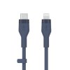 Belkin kabel USB-C na LTG_silikon, 3M, modrý obrázok | Wifi shop wellnet.sk