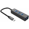 PremiumCord 5G USB Hub Type C na 4x USB 3.2 Gen 1 obrázok | Wifi shop wellnet.sk