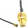 Pigtail u.Fl (IPEX) - RSMA female pigtail kabel, 15cm obrázok | Wifi shop wellnet.sk