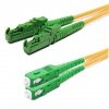 Patchcord FO Duplex E2000/APC-SC/APC 9/125um 3m, OS2 obrázok | Wifi shop wellnet.sk