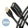 AXAGON ADR-220, USB 2.0 A-M -> A-F aktivní prodlužovací / repeater kabel, 20m obrázok | Wifi shop wellnet.sk