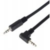 PremiumCord Kabel Jack 3.5mm 90° M/M 1,5m obrázok | Wifi shop wellnet.sk