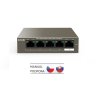 Tenda TEG1105P-4-63W PoE AT switch 4x PoE 802.3af/at, 5x 1 Gb/s, PoE celkem 63W, fanless, PoE+ image 1 | Wifi shop wellnet.sk