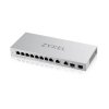 ZYXEL XGS1010-12,8-Port Gigabit Unmanaged switch obrázok | Wifi shop wellnet.sk