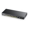 ZYXEL 10xGb/2xSFP 8xPOE switch GS1100-10HP v2 obrázok | Wifi shop wellnet.sk