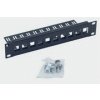 Patch panel 10" 10portů MODULÁRNÍ 1U obrázok | Wifi shop wellnet.sk