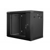 Nástěnný rack 19'' 9U 600X450mm černý flat pack obrázok | Wifi shop wellnet.sk