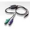 ATEN USB konvertor na 2xPS/2, kl.+myš, kabelový obrázok | Wifi shop wellnet.sk