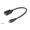 AKASA - HDMI na mini HDMI adaptér - 25 cm obrázok | Wifi shop wellnet.sk