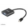AKASA - adaptér miniDP na VGA - 20 cm obrázok | Wifi shop wellnet.sk