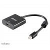 AKASA - adaptér miniDP na HDMI aktivní - 20 cm obrázok | Wifi shop wellnet.sk