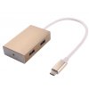 PremiumCord USB3.1 hub 4x USB3.0 hliníkové pouzdro obrázok | Wifi shop wellnet.sk