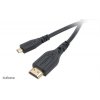 AKASA - mikro HDMI na HDMI kabel s Ethernet 1,5 m obrázok | Wifi shop wellnet.sk