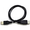 C-TECH USB A-A 1,8m 2.0 prodlužovací, černý obrázok | Wifi shop wellnet.sk