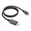Kabel C-TECH DisplayPort/HDMI, 1m, černý obrázok | Wifi shop wellnet.sk