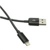 Kabel C-TECH USB 2.0 Lightning (IP5 a vyšší) nabíjecí a synchronizační kabel, 1m, černý obrázok | Wifi shop wellnet.sk