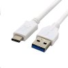 Kabel C-TECH USB 3.0 AM na Type-C kabel (AM/CM), 1m, bílý obrázok | Wifi shop wellnet.sk