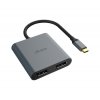 AKASA - adaptér USB Type-C na 2 x DP, 4K obrázok | Wifi shop wellnet.sk
