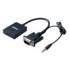 AKASA - VGA na HDMI s audio kabelem obrázok | Wifi shop wellnet.sk