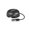 Natec BUMBLEBEE rozbočovač 3x USB 2.0 HUB černý obrázok | Wifi shop wellnet.sk