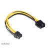 AKASA - 12V ATX 8-Pin na PCIe 6+2 pin adaptér image 1 | Wifi shop wellnet.sk