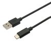 Kabel C-TECH USB 2.0 AM na Type-C kabel (AM/CM), 1m, černý obrázok | Wifi shop wellnet.sk
