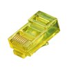 Konektor UTP RJ45 lanko/licna, pozlacená 3u, Cat5e, žlutá, 10ks obrázok | Wifi shop wellnet.sk