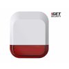 iGET SECURITY EP11 - venkovní siréna napájená baterií nebo adaptérem, pro alarm M5 obrázok | Wifi shop wellnet.sk