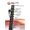 Rozvodný panel ACAR ECO 6x220V černý přep.ochrana obrázok | Wifi shop wellnet.sk