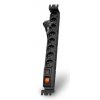 Acar S8 FA Rack 5m kabel, 8 zásuvek, přepěťová ochrana, do racku, černá obrázok | Wifi shop wellnet.sk
