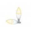 Trust Smart WiFi LED white ambience candle E14 - bílá / 2ks obrázok | Wifi shop wellnet.sk