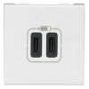 Double USB Type-C + Type-C charging sockets Mosaic obrázok | Wifi shop wellnet.sk