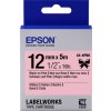 Epson zásobník se štítky – saténový pásek, LK-4HKK, černá/růžová, 12 mm (5 m) obrázok | Wifi shop wellnet.sk