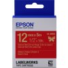 Epson zásobník se štítky – saténový pásek, LK-4HKK, zlatá/červená, 12 mm (5 m) obrázok | Wifi shop wellnet.sk