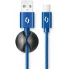 ALIGATOR PREMIUM 2A kabel, USB-C, modrá obrázok | Wifi shop wellnet.sk