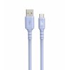 TB kabel USB-A - USB-C fialový 1m obrázok | Wifi shop wellnet.sk