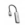 Baseus CALL52-S1 Lightning Rozbočovač 2x Lightning/3.5mm Jack Silver obrázok | Wifi shop wellnet.sk