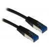 XtendLan patch kábel Cat6A, SFTP, LS0H - 2m, čierny