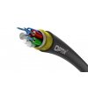OPTIX Optický LSOH kábel, 48-vlákno, 4T12F, 10,2mm, G.652D, 1200N