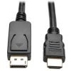 Tripplite Video kabel DisplayPort 1.2 s aretací / HDMI 4K (Samec/Samec), 1.8m obrázok | Wifi shop wellnet.sk