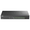 D-Link DMS-1250-10SP/E, 8x 2.5G BASE-T PoE, 2x 10G SFP+, 240W Smart Managed Switch obrázok | Wifi shop wellnet.sk